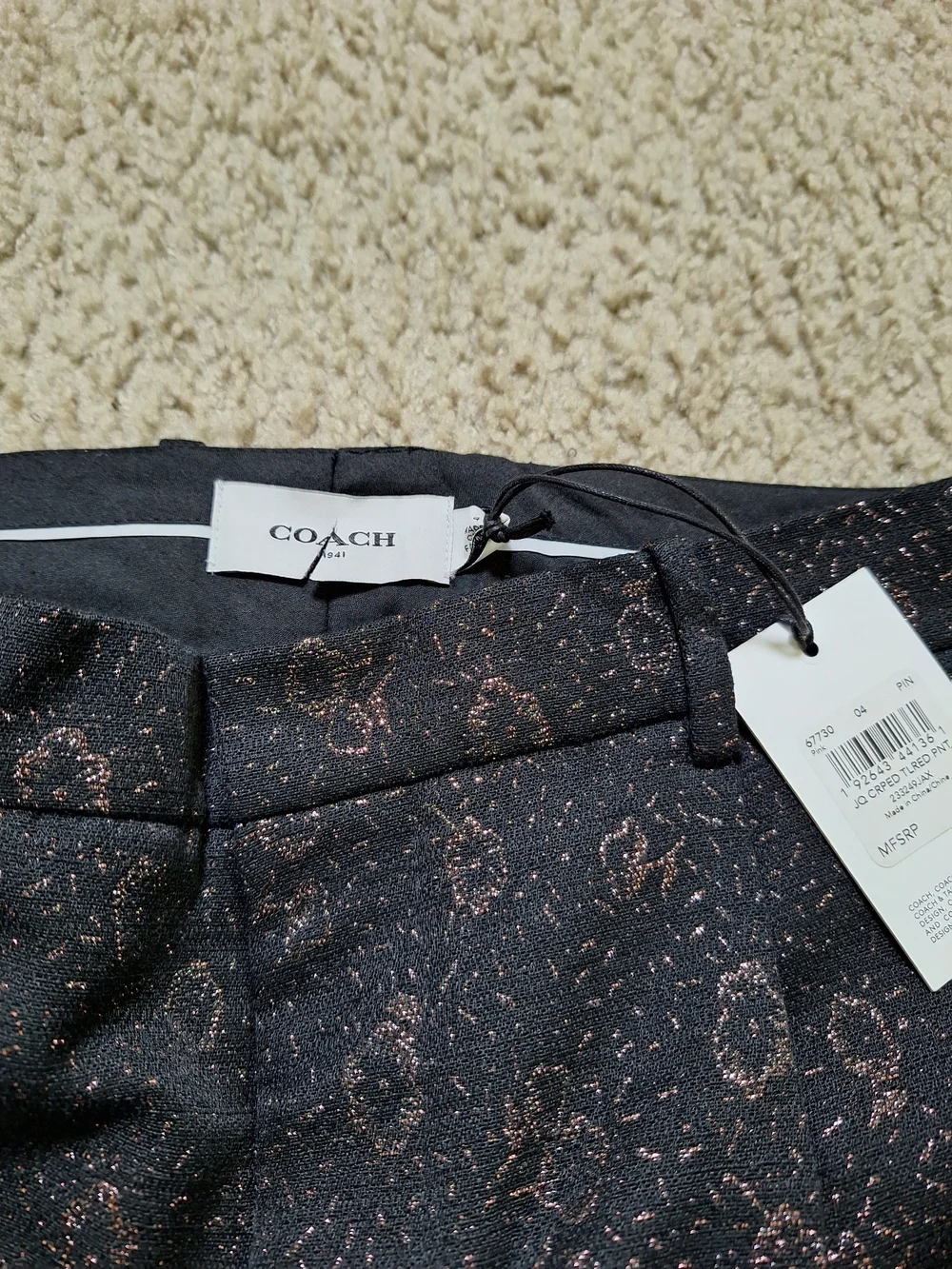 Coach nwt carefully